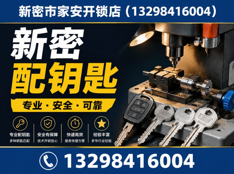 丰南区新密配钥匙展示图